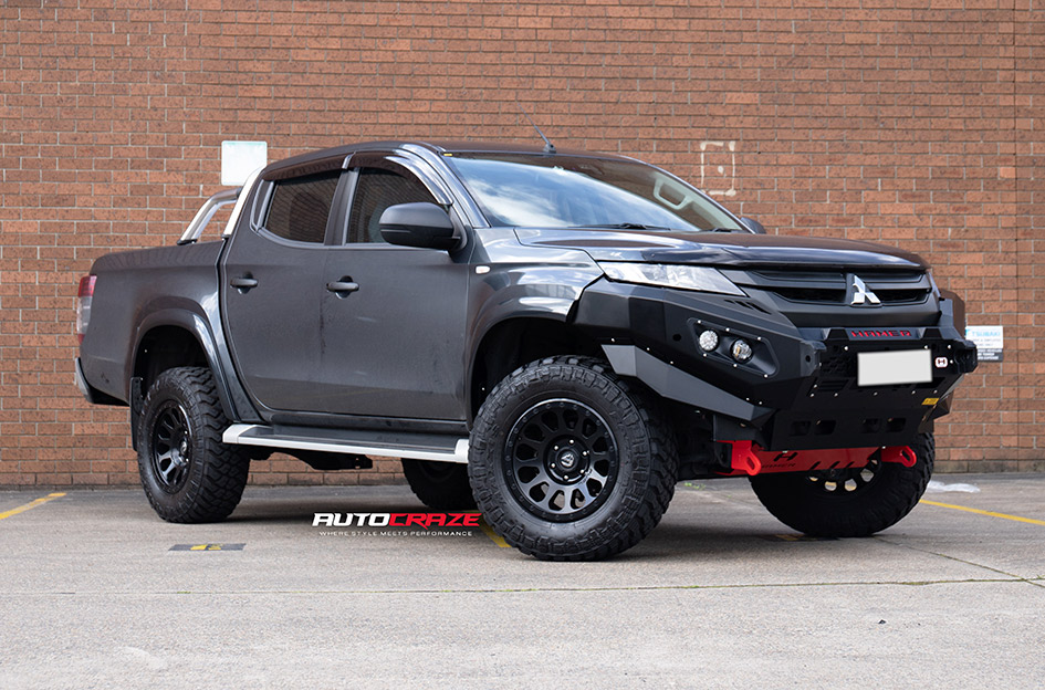 MITSUBISHI TRITON FUEL VECTOR MATTE BLACK 