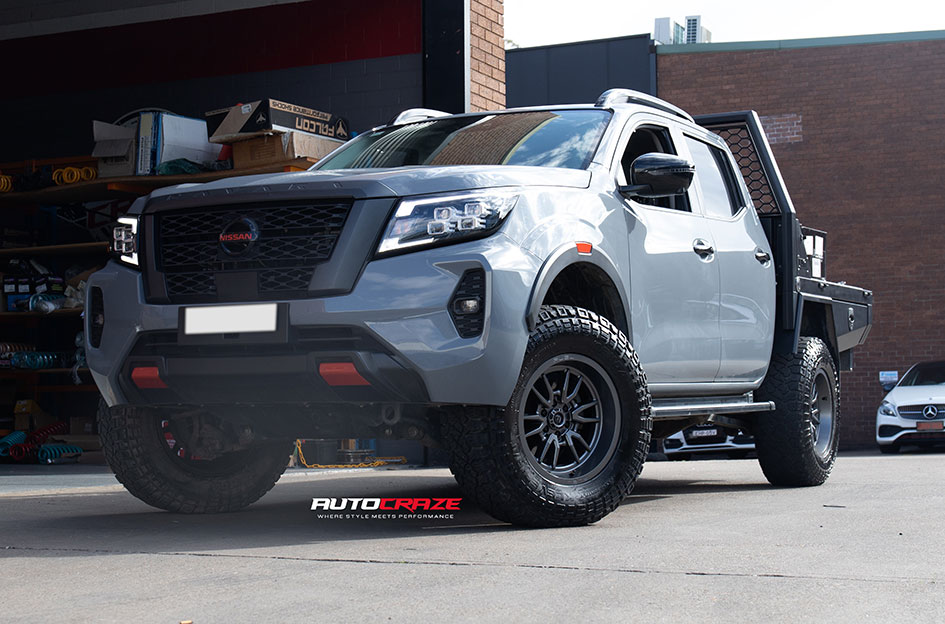 NISSAN NAVARA FUEL CLASH GUNMETAL 