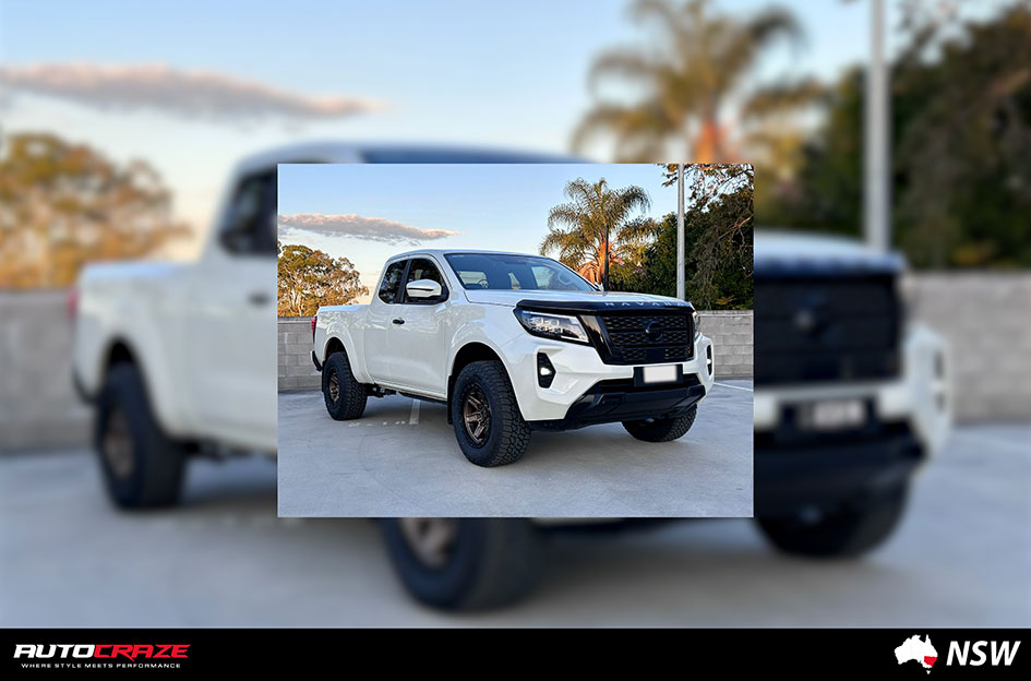 NISSAN NAVARA FUEL KICKER 6 BRONZE BLACK LIP
