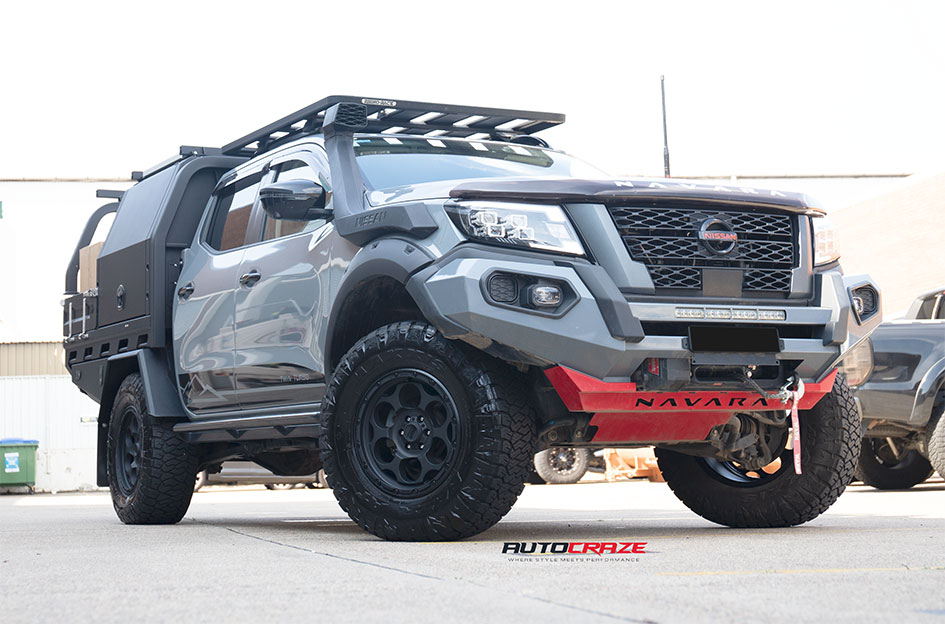 NISSAN NAVARA KMC DIRTY HARRY MATTE BLACK