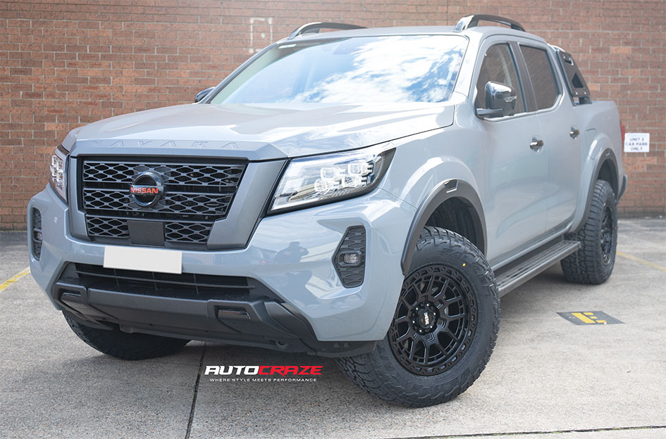 NISSAN NAVARA LENSO GRAVEL SATIN BLACK
