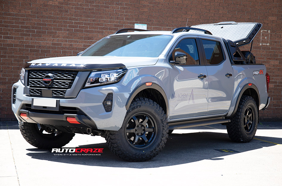 NISSAN NAVARA MOTEGI MR150 TRAILITE SATIN BLACK 