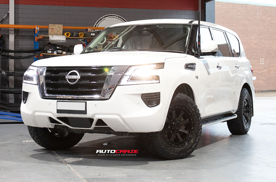 NISSAN PATROL AMERICAN OUTLAW CAPONE SATIN BLACK