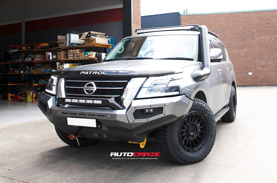 NISSAN PATROL KMC IMPACT SATIN BLACK 
