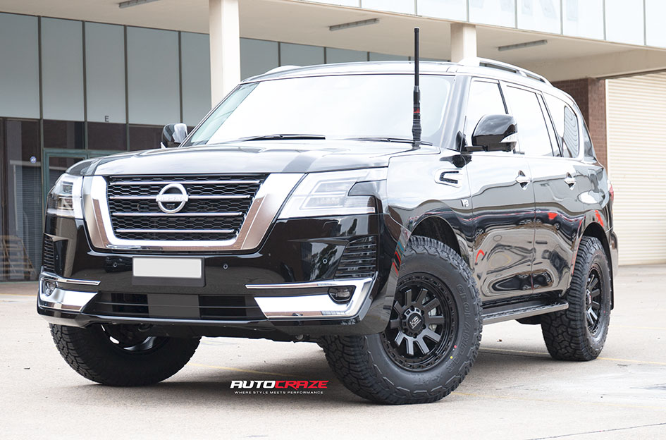 NISSAN PATROL KING SNATCH SATIN BLACK