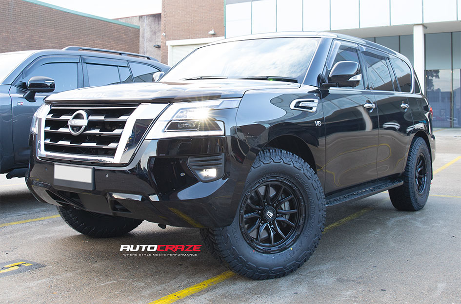 NISSAN PATROL KING STRYKER SATIN BLACK