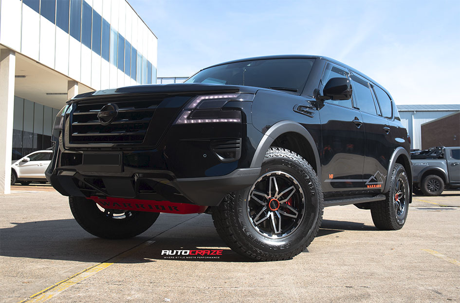 NISSAN PATROL Y62 NOMAD N232 GLOSS BLACK DARK TINT