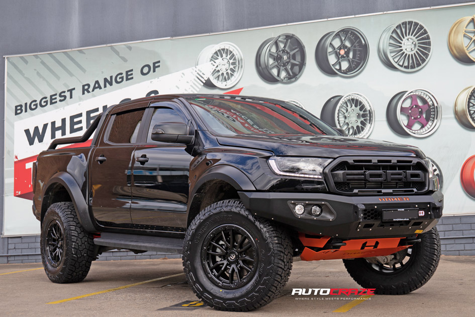 FORD RANGER RAPTOR FUEL REBEL MATTE BLACK