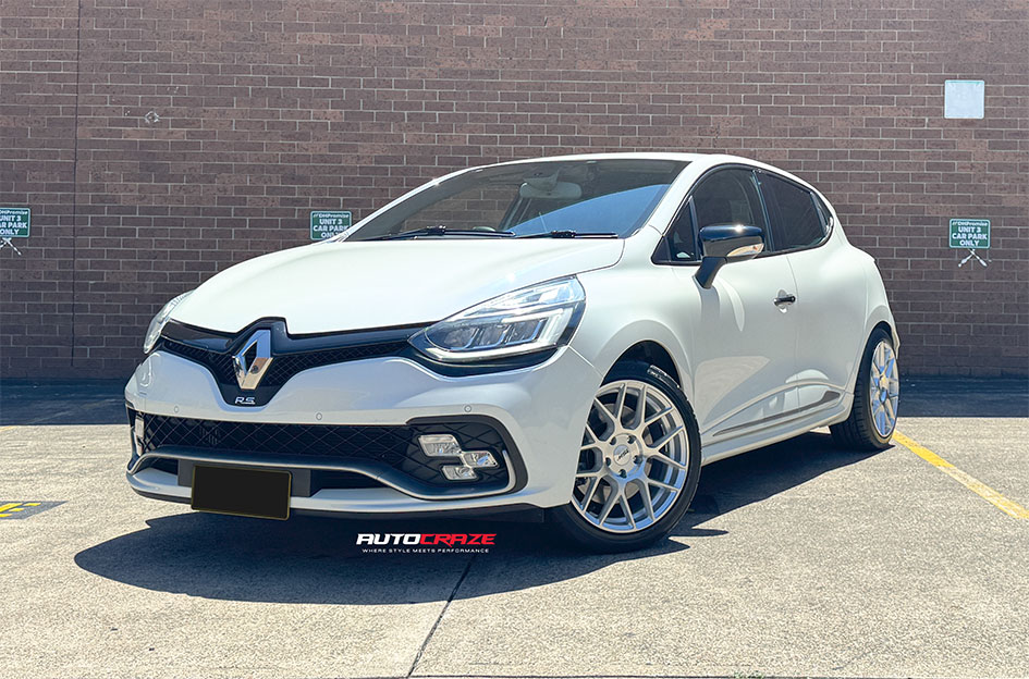 RENAULT CLIO TSW LASARTHE GLOSS SILVER MACHINED 