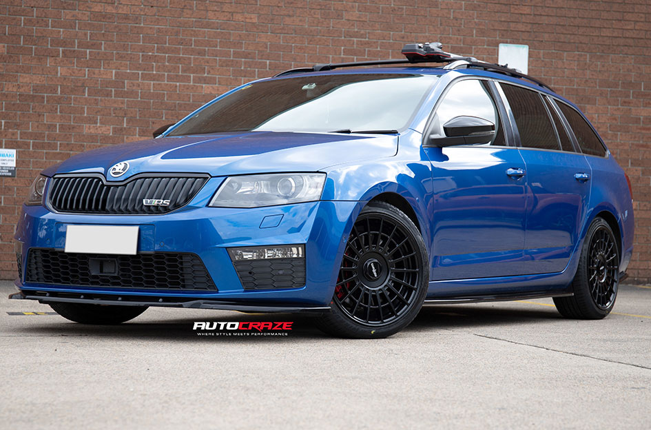 SKODA OCTAVIA ROTIFORM LAS-R MATTE BLACK