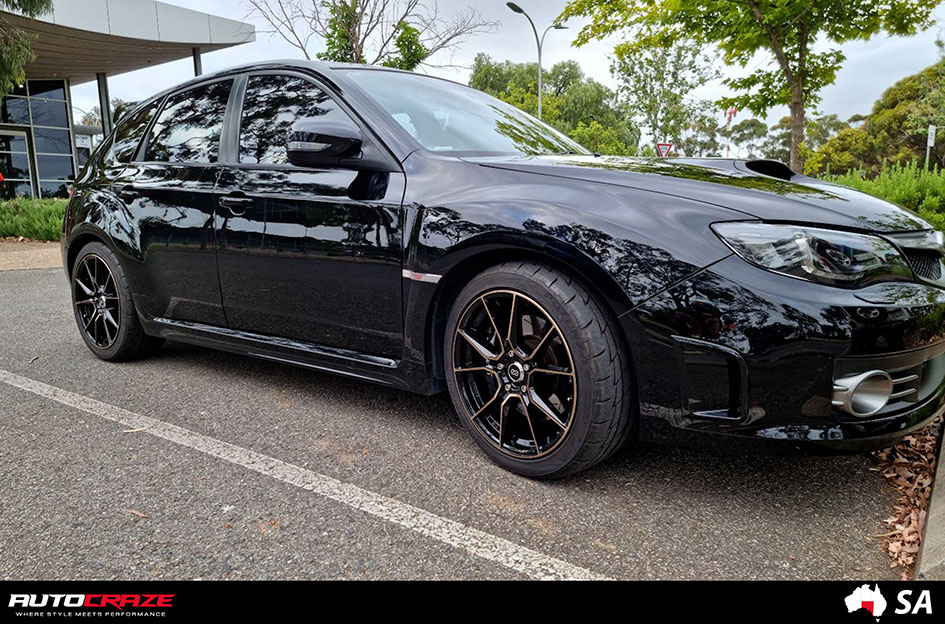 SUBARU WRX STI ENKEI SC51 BLACK TINT 