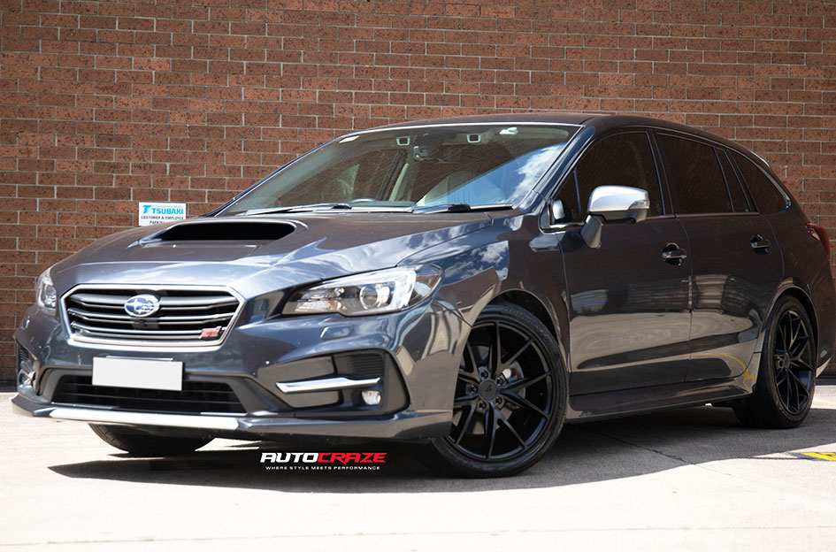 SUBARU LEVORG NICHE MISANO MATTE BLACK 