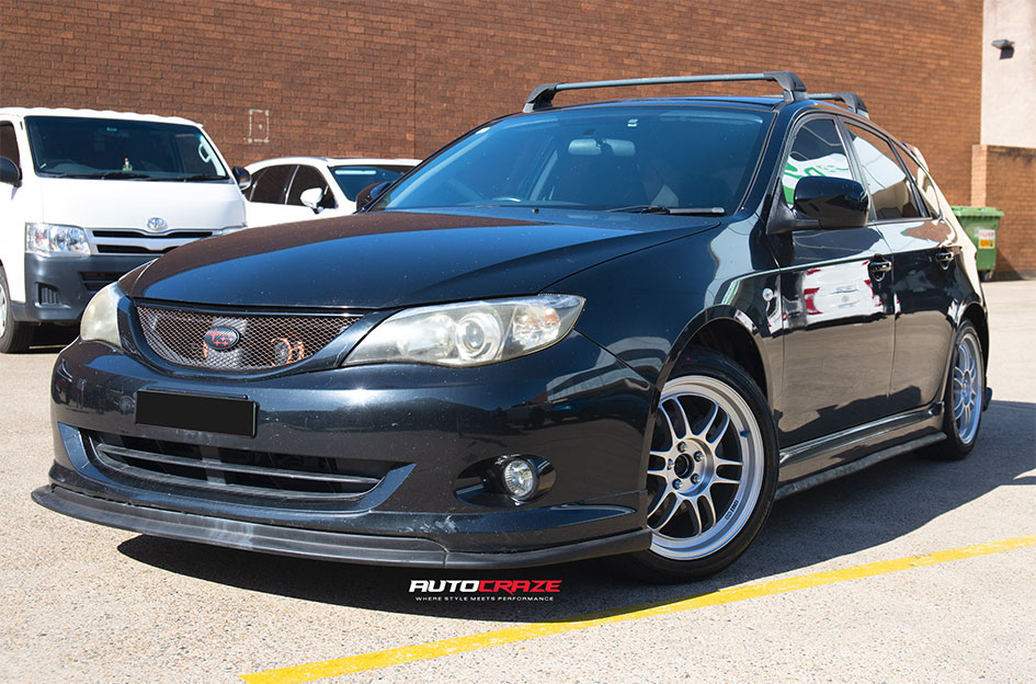 SUBARU WRX ENKEI RPF1 SILVER 