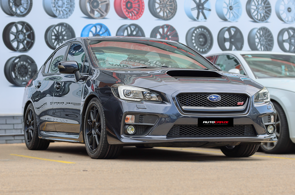 SUBARU WRX MOTEGI MR140 SATIN BLACK