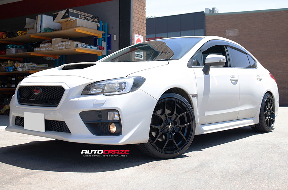 SUBARU WRX STI ROTIFORM ZMO MATTE BLACK 