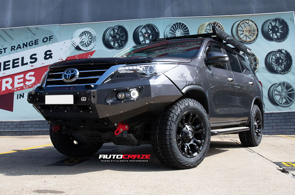 TOYOTA FORTUNER FUEL VAPOR MATTE BLACK