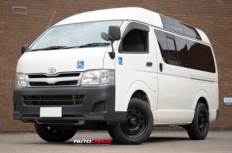 TOYOTA HIACE KING TERRA SATIN BLACK 