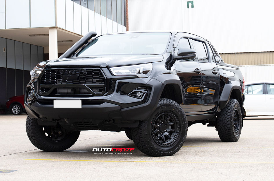 TOYOTA HILUX BLACK RHINO CALICO MATTE BLACK