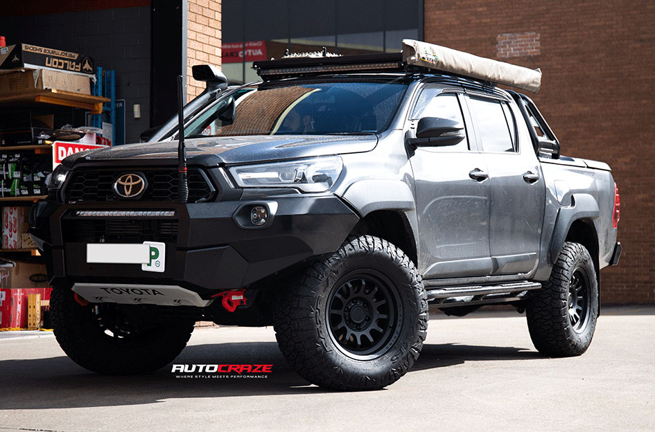 TOYOTA HILUX RUGGED X BLACK RHINO RAPID MATTE BLACK
