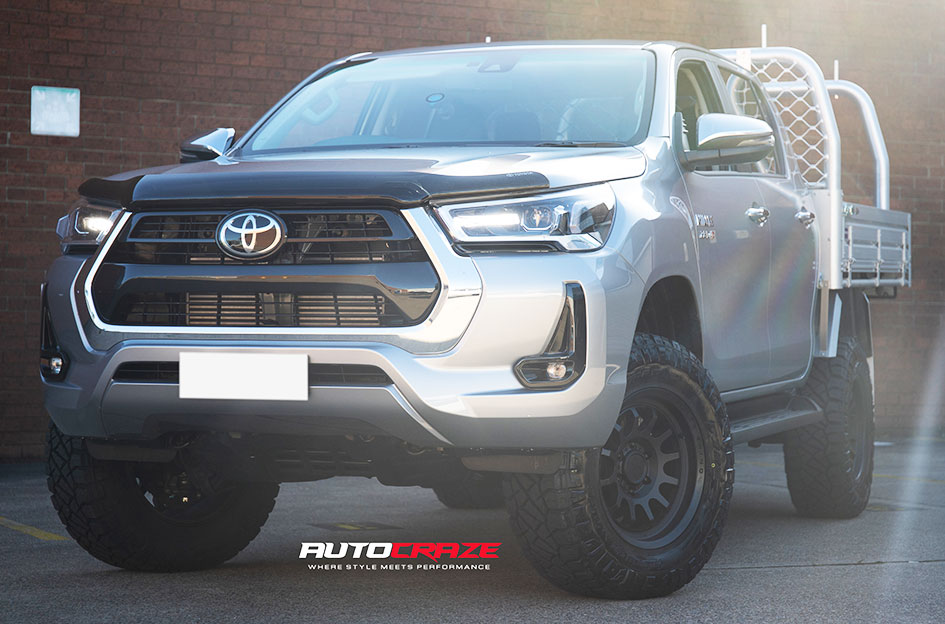 TOYOTA HILUX BLACK RHINO RAPID MATTE BLACK