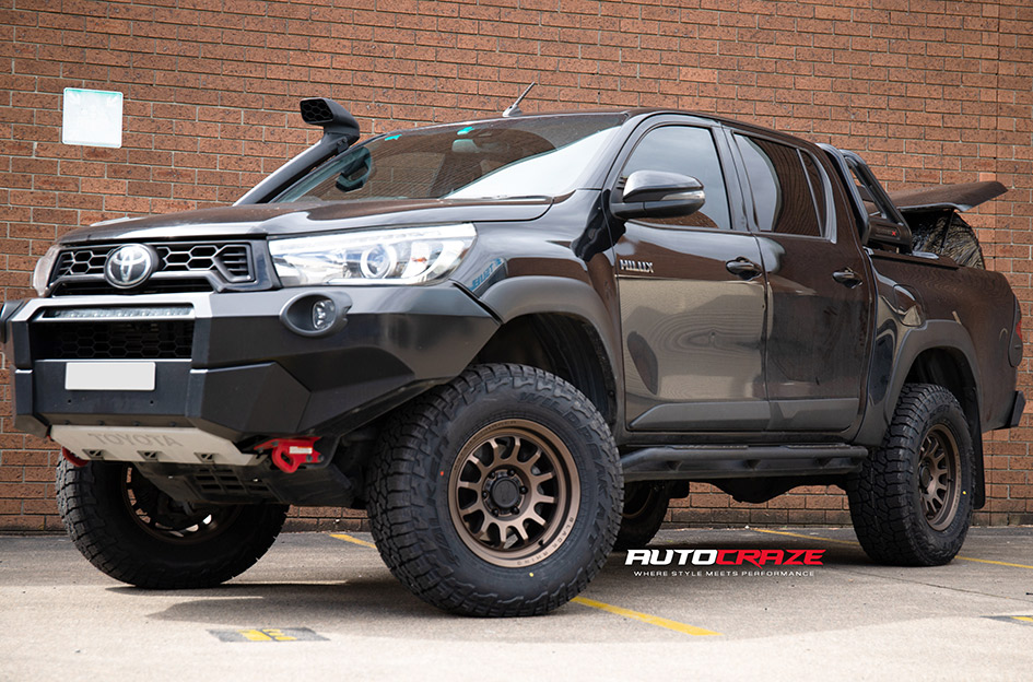 TOYOTA HILUX RUGGED X BLACK RHINO RAPID MATTE BRONZE 