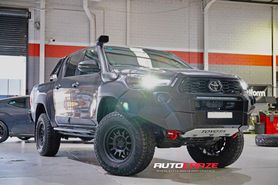 Toyota Hilux Black Rhino Rapid Matte Black