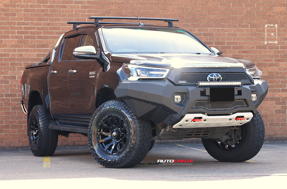 TOYOTA HILUX FUEL BLITZ GLOSS BLACK 