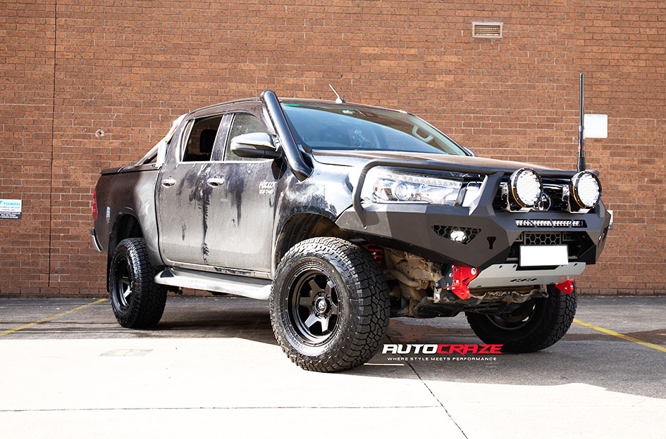 TOYOTA HILUX FUEL BLOCK SATIN BLACK