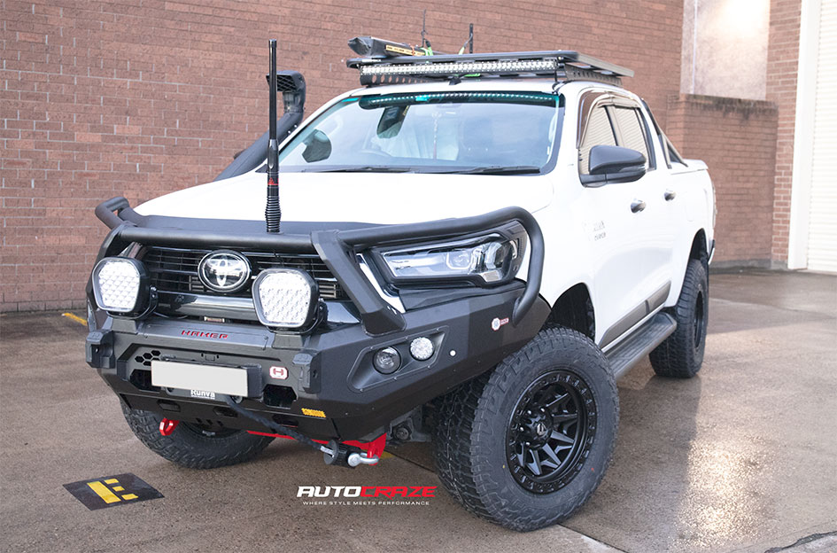 TOYOTA HILUX FUEL COVERT MATTE BLACK