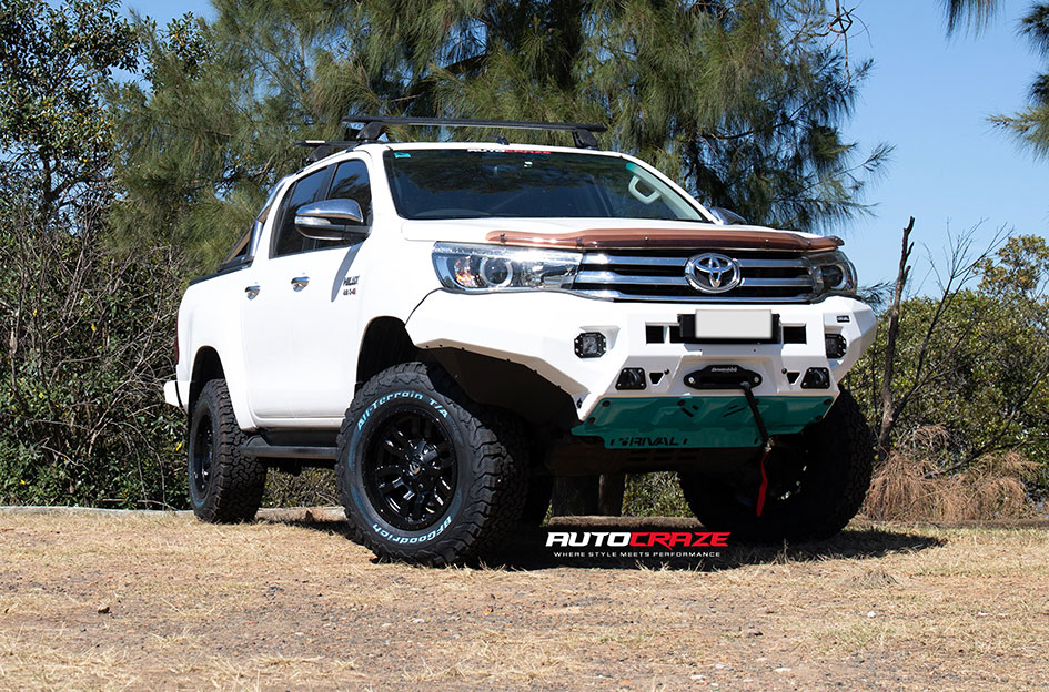 TOYOTA HILUX FUEL SLEDGE MATTE BLACK