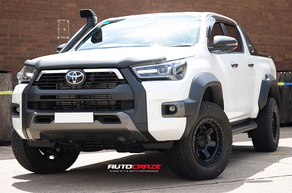TOYOTA HILUX FUEL BLOCK MATTE BLACK