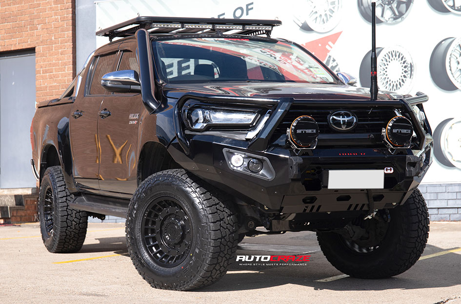 TOYOTA HILUX FUEL MILITIA MATTE BLACK