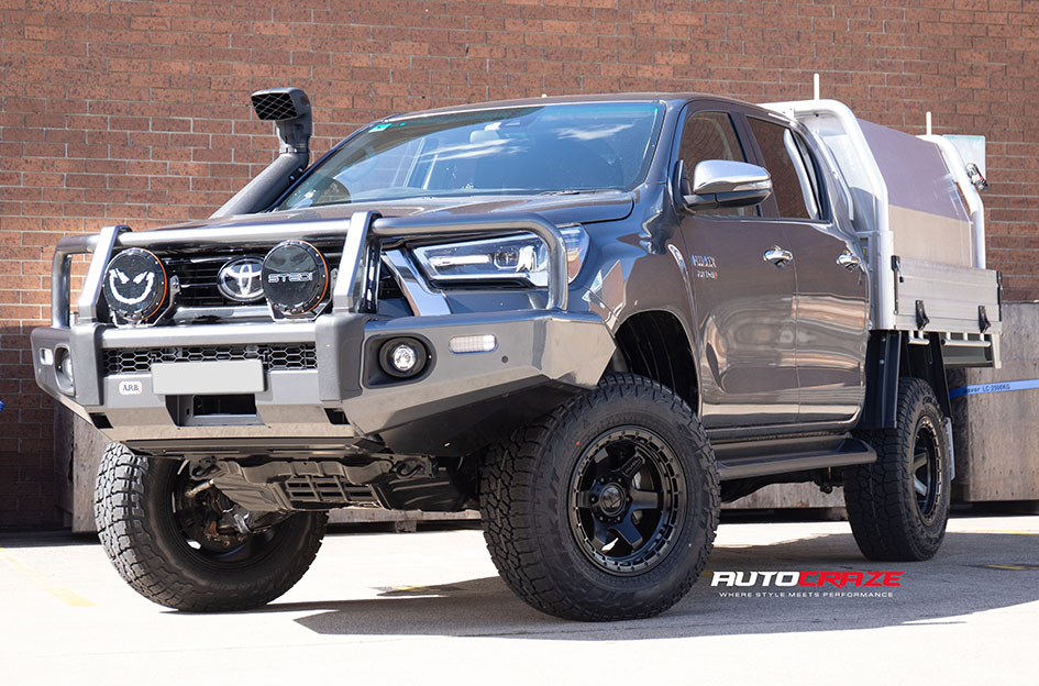 TOYOTA HILUX FUEL BLOCK MATTE BLACK