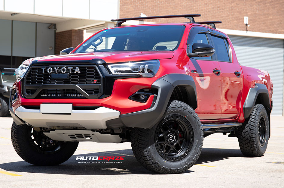 TOYOTA HILUX GR BLACK RHINO KELSO MATTE BLACK
