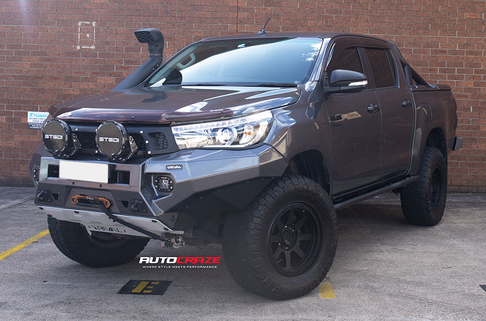 TOYOTA HILUX KMC ADDICT 2 XD MATTE BLACK
