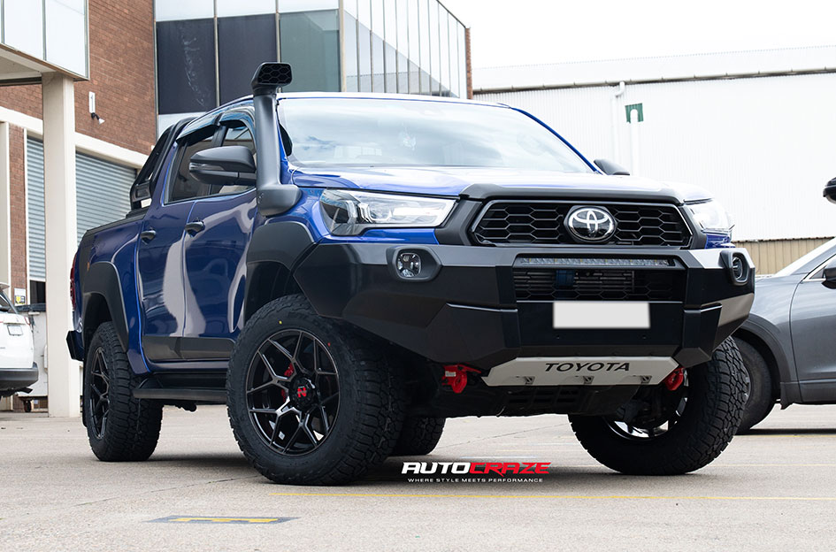 TOYOTA HILUX RUGGED X NOMAD SABBATH GREY TINTED FACE