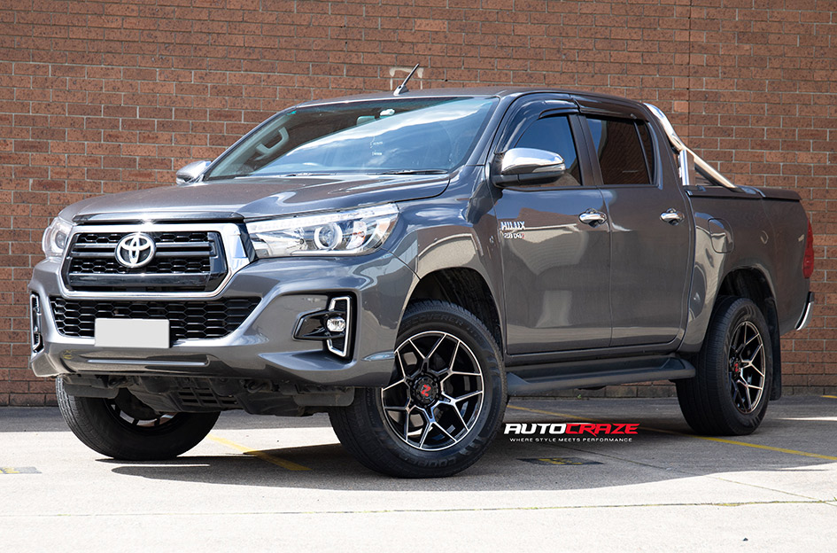 TOYOTA HILUX NOMAD SABBATH GLOSS BLACK TINTED FACE