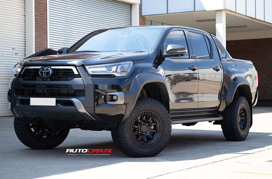 TOYOTA HILUX BLACK RHINO CALICO MATTE BLACK 