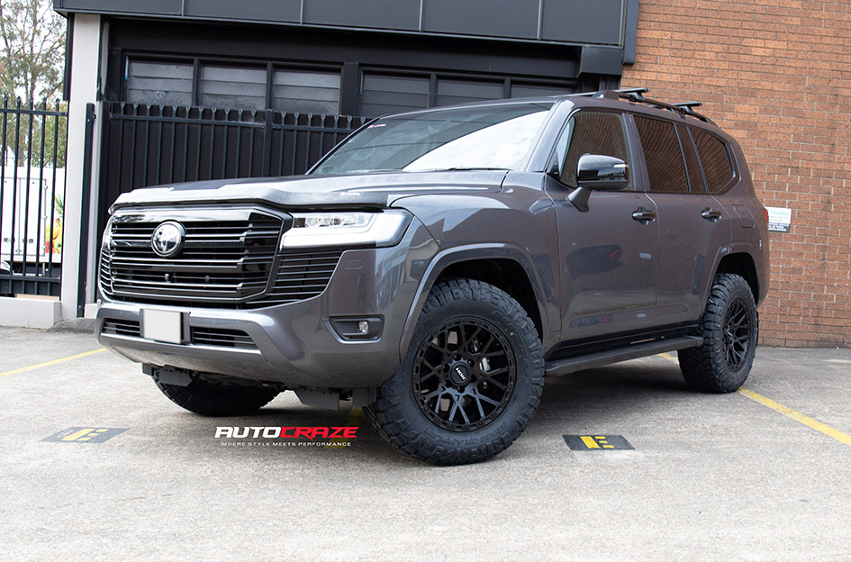 TOYOTA LANDCRUISER 300 SERIES ROH CRAWLER MATT BLACK 