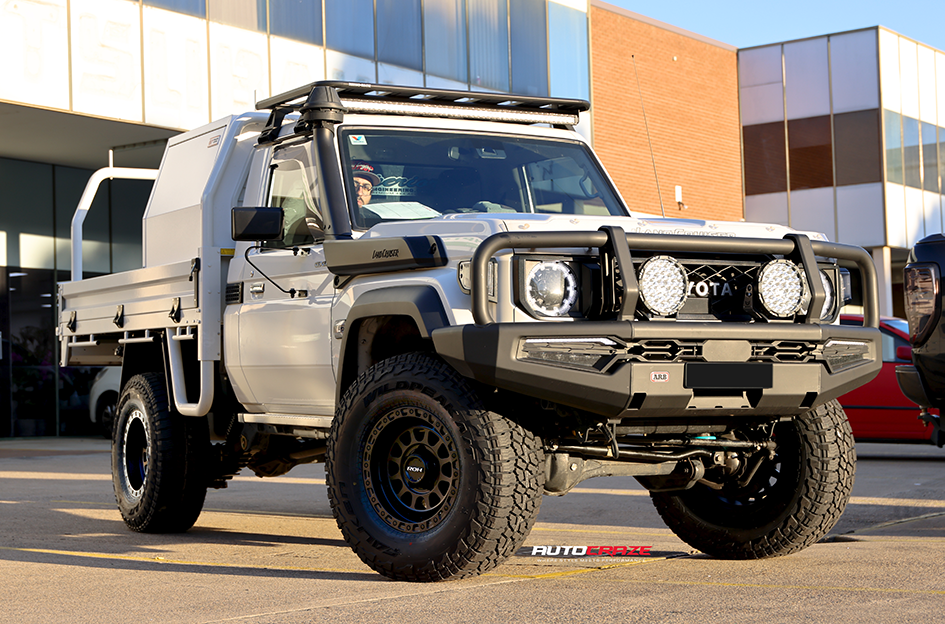 TOYOTA LANDCRUISER 70 SERIES ROH ASSAULT MATT BLACK 