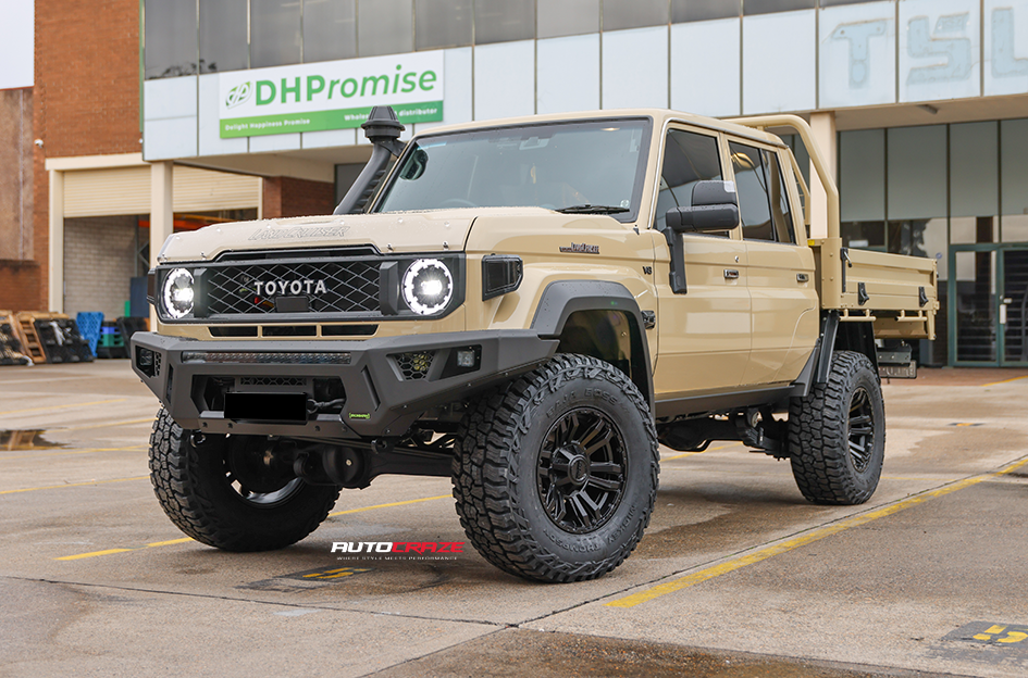 TOYOTA LANDCRUISER 70 SERIES ROH VAPOUR MATTE BLACK