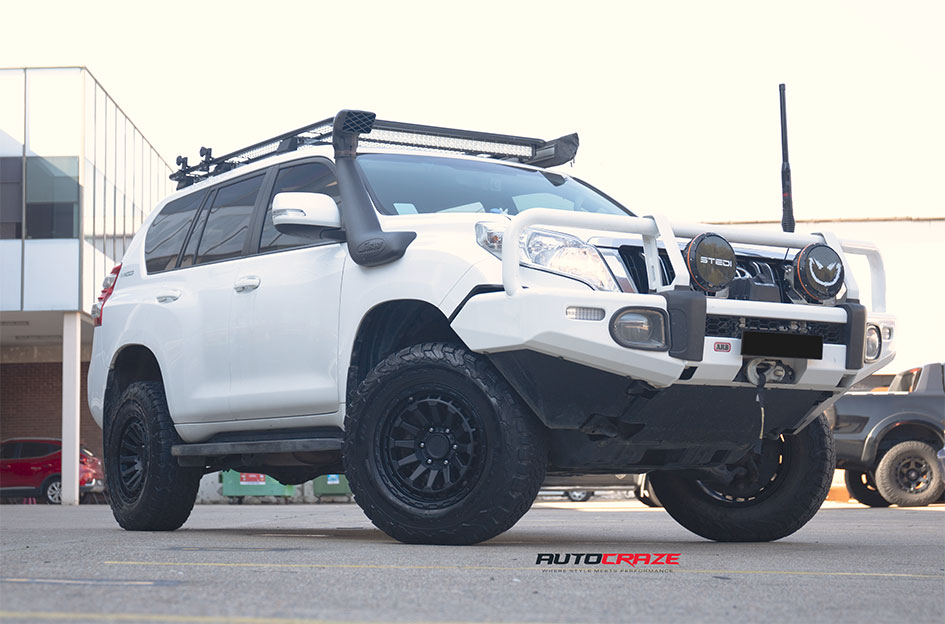 TOYOTA LANDCRUISER PRADO BLACK RHINO RAID MATTE BLACK