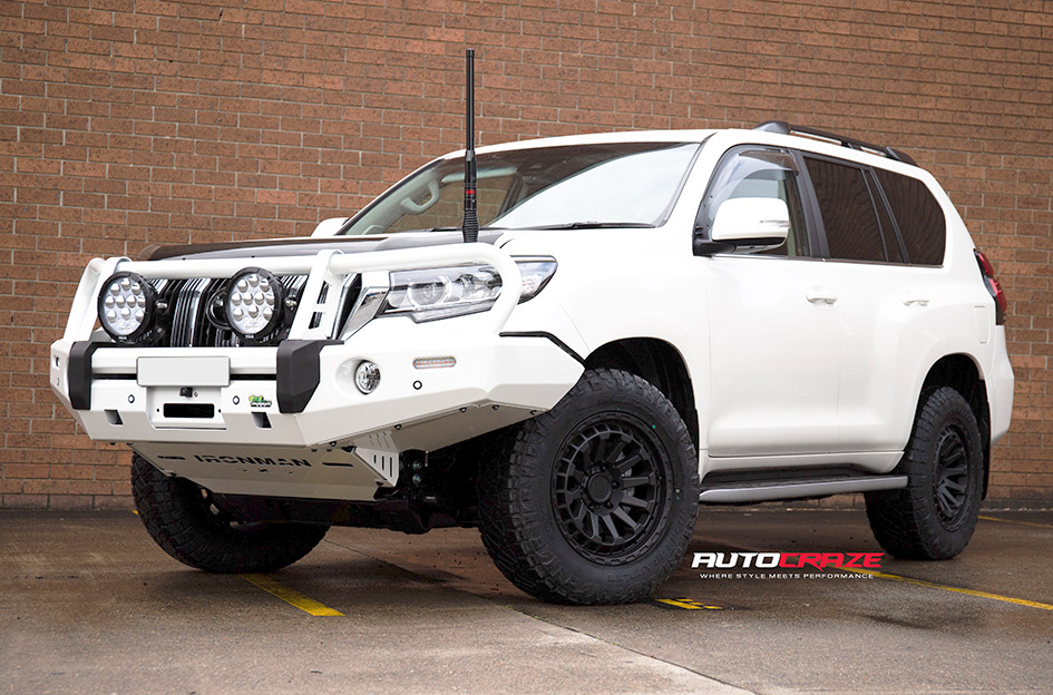 TOYOTA LANDCRUISER PRADO BLACK RHINO RAID MATTE BLACK