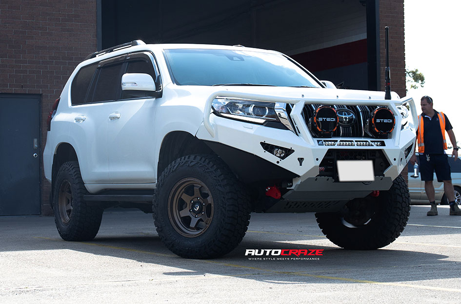 TOYOTA LANDCRUISER PRADO FUEL SHOK BRONZE 