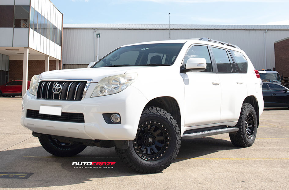 TOYOTA LANDCRUISER PRADO KING SNATCH SATIN BLACK 