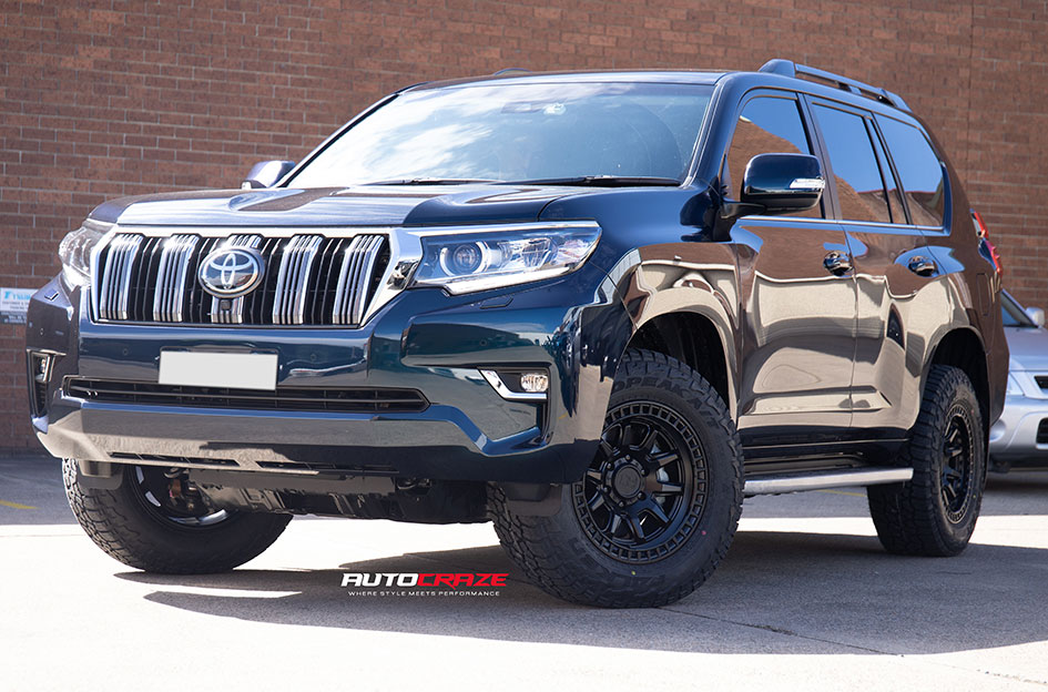 TOYOTA LANDCRUISER PRADO BLACK RHINO CALICO MATTE BLACK 