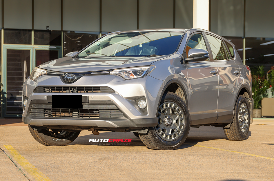 TOYOTA RAV4 BLACK RHINO YORK MATTE GUNMETAL