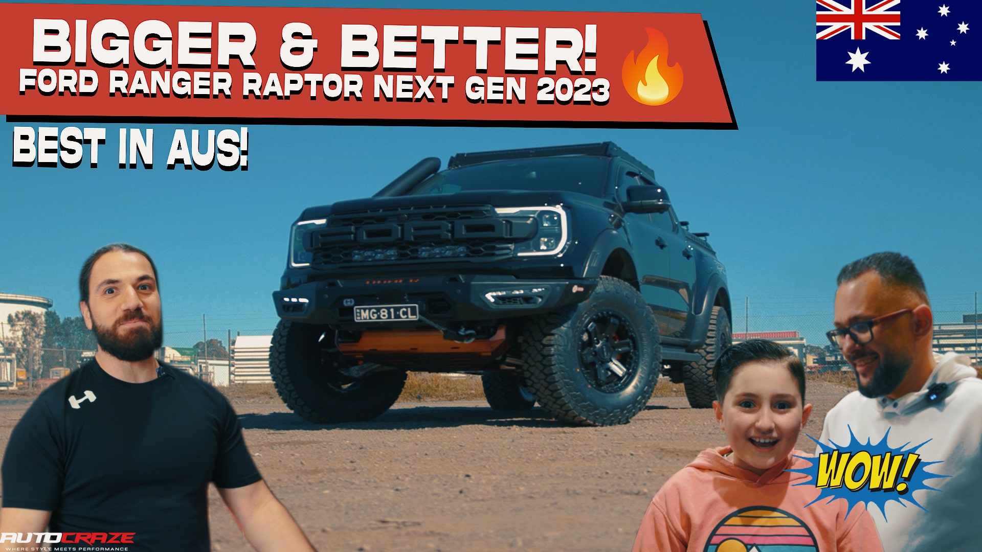 FORD RANGER RAPTOR NEXT GEN ROH ROCK 6 MATT BLACK