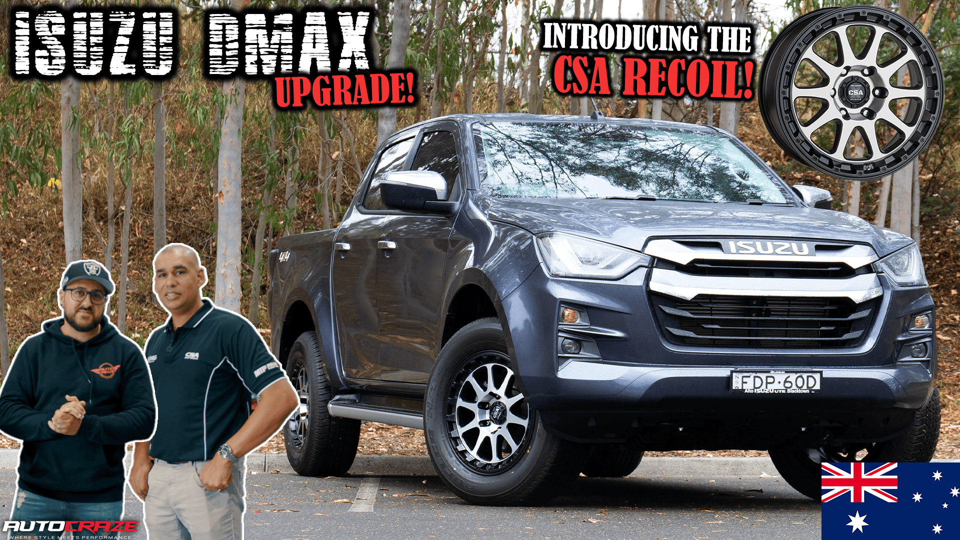 Isuzu Dmax UPGRADE! | Introducing the CSA Recoil! Wheels + Tyres + 4x4 Accessories