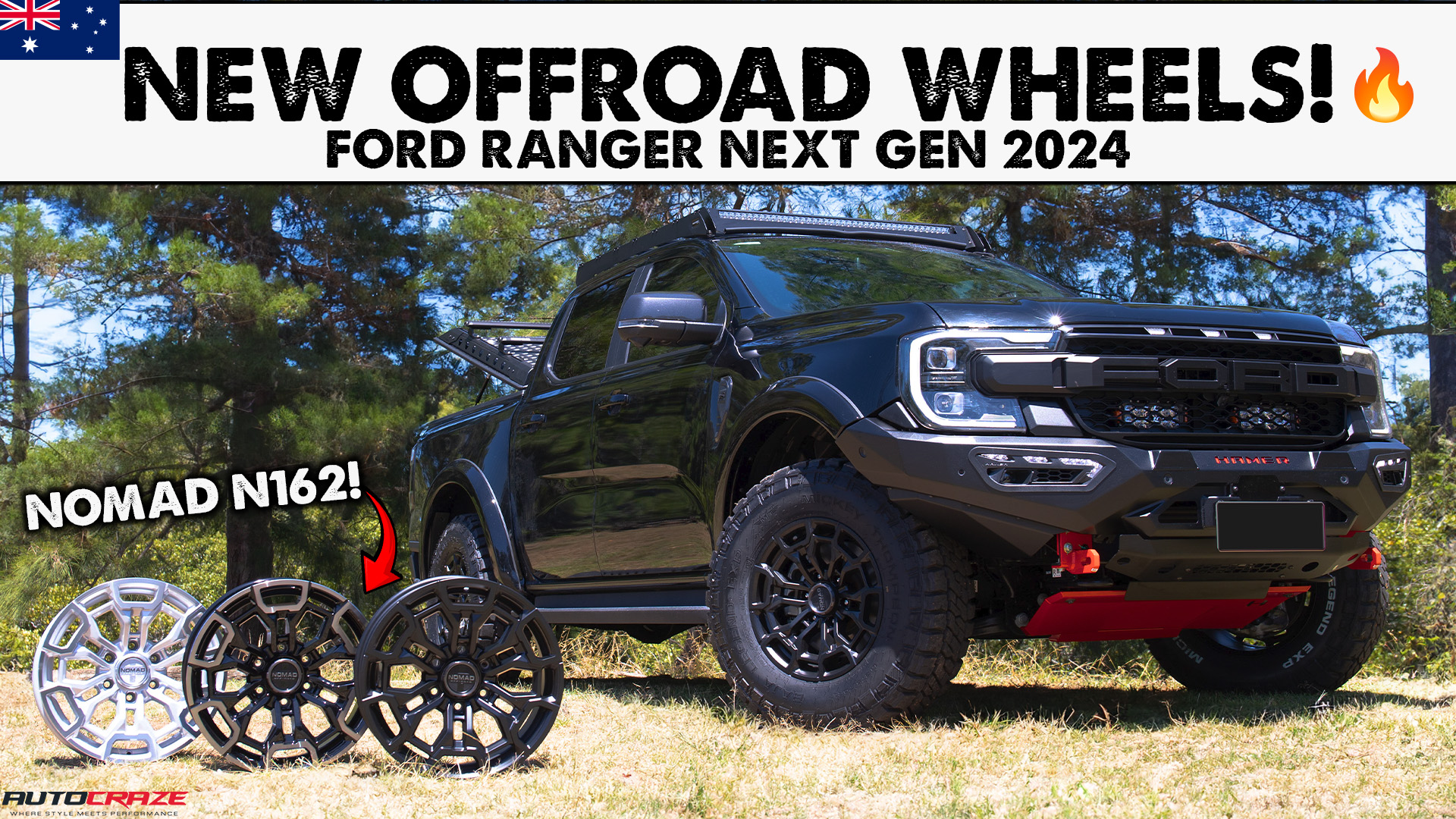 Ford Ranger Next Gen 2024 | New Nomad N162 Offroad Wheels in Action!